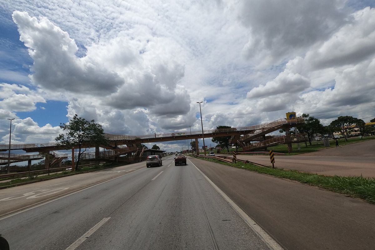 Trecho da rodovia BR-040 no Distrito Federal